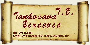 Tankosava Birčević vizit kartica
